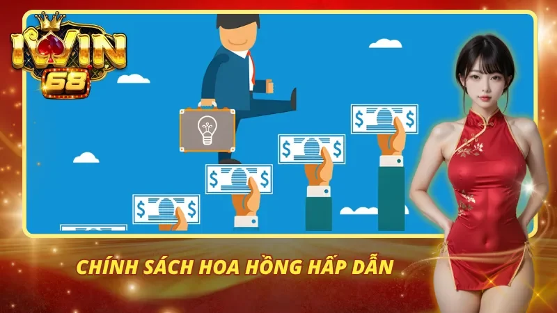 Đại lý Iwin68 được hưởng chính sách hoa hồng hấp dẫn