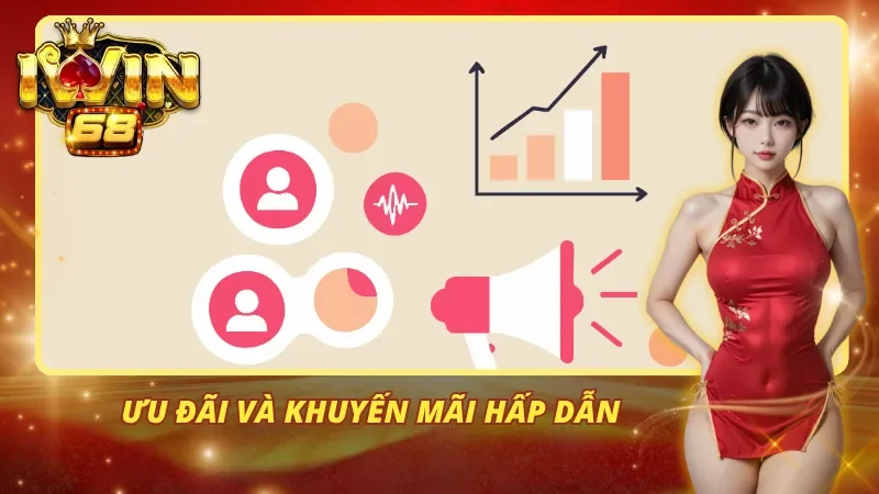 iwin68 thường xuyên tung rất nhiều khuyến mãi hàng giờ