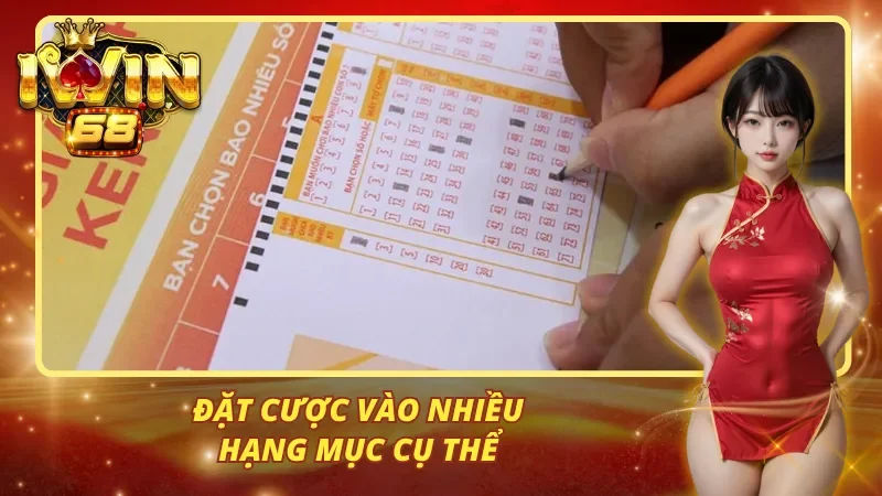 Đặt cược vào nhiều hạng mục cụ thể