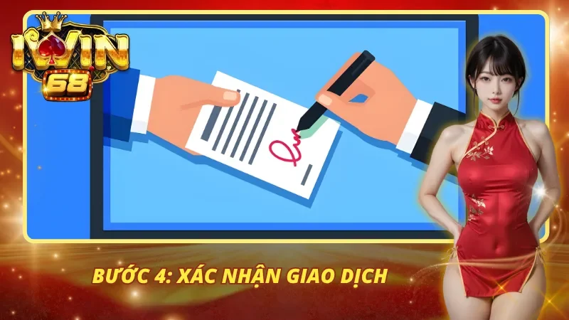 Cần xác nhận giao dịch để đảm bảo giao dịch nạp tiền đã thành công