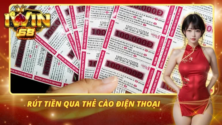 Rút tiền thông qua phương thức thẻ cào điện thoại