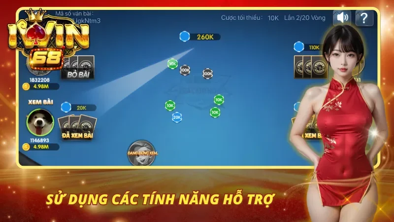 Sử dụng các tính năng hỗ trợ